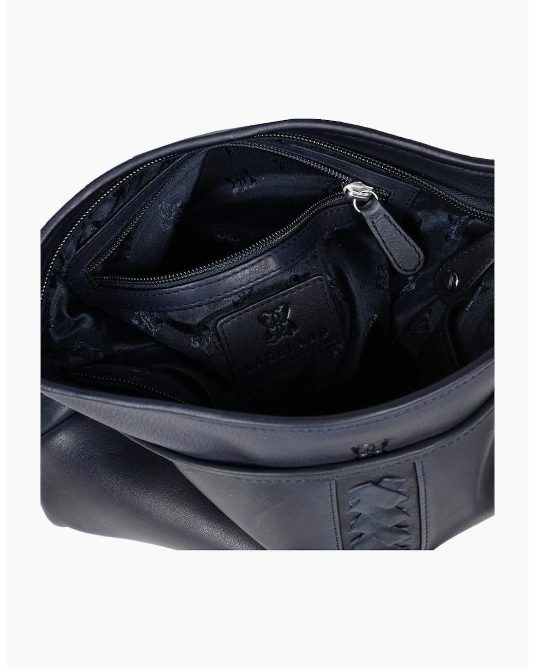 Lakeland Leather Blue Farlam Messenger Bag