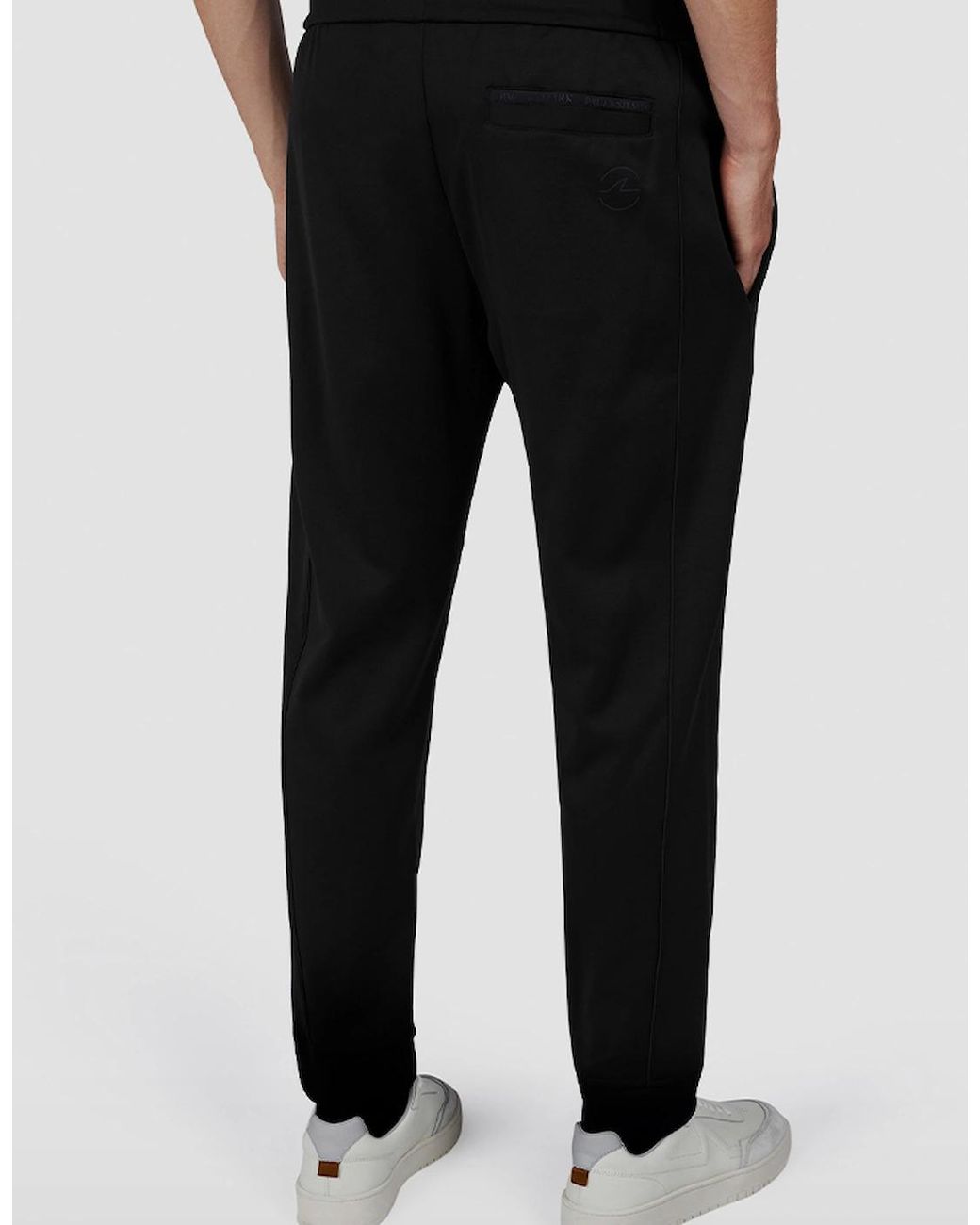 Paul & Shark Blue Printed Fin Super Soft Fleece Joggers