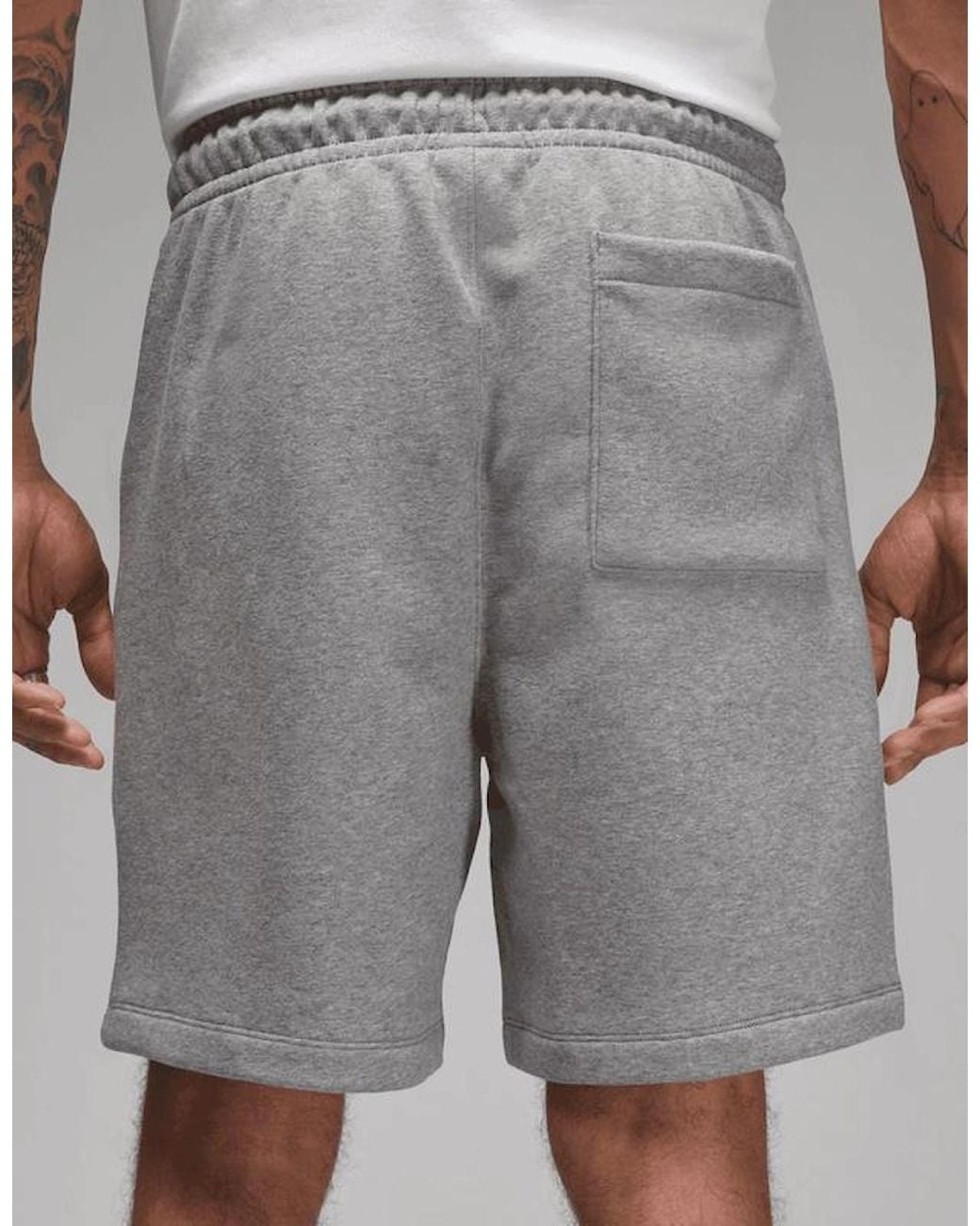 Nike Gray Jordan Fleece Short for men