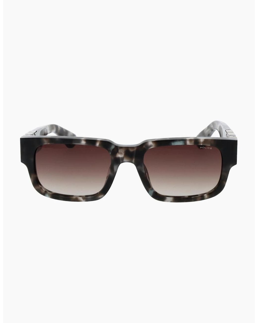 Police Brown Sunglasses Splp24 07Mr 54