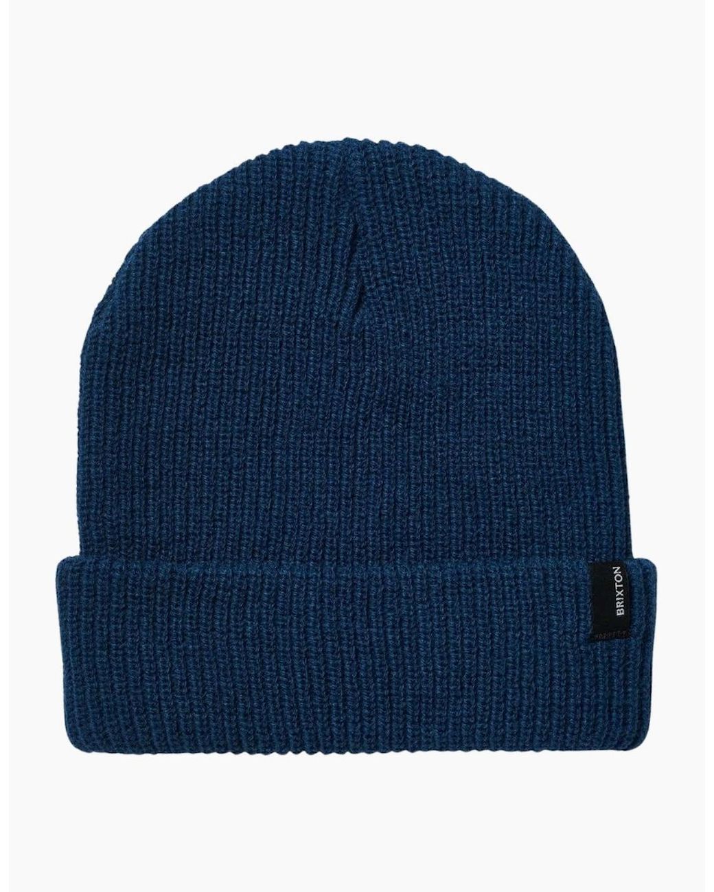 Brixton Blue Heist Military Dark Denim Beanie Hat for men