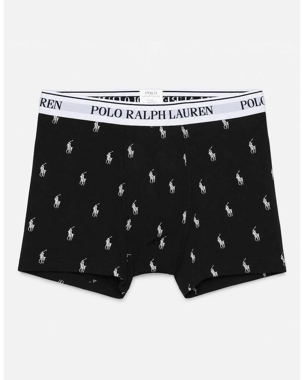 Polo Ralph Lauren Black Classic Trunks Trunks Multicoloured for men