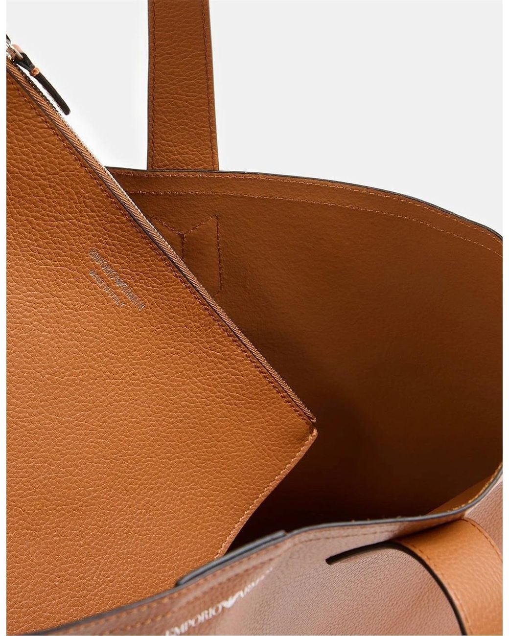 EA7 Brown Tote Bags