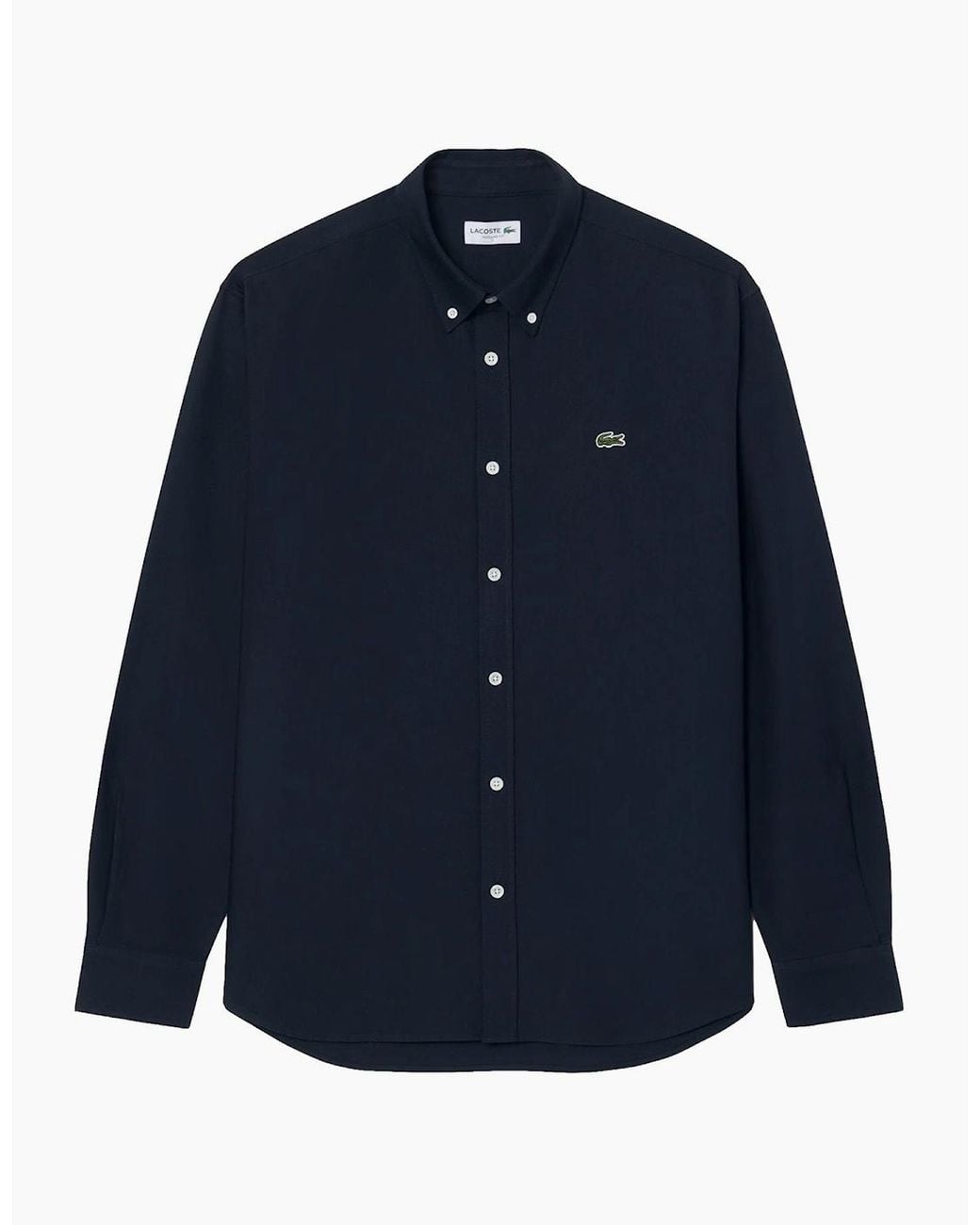 Lacoste Blue Ch8800 Regular Fit Oxford Shirt