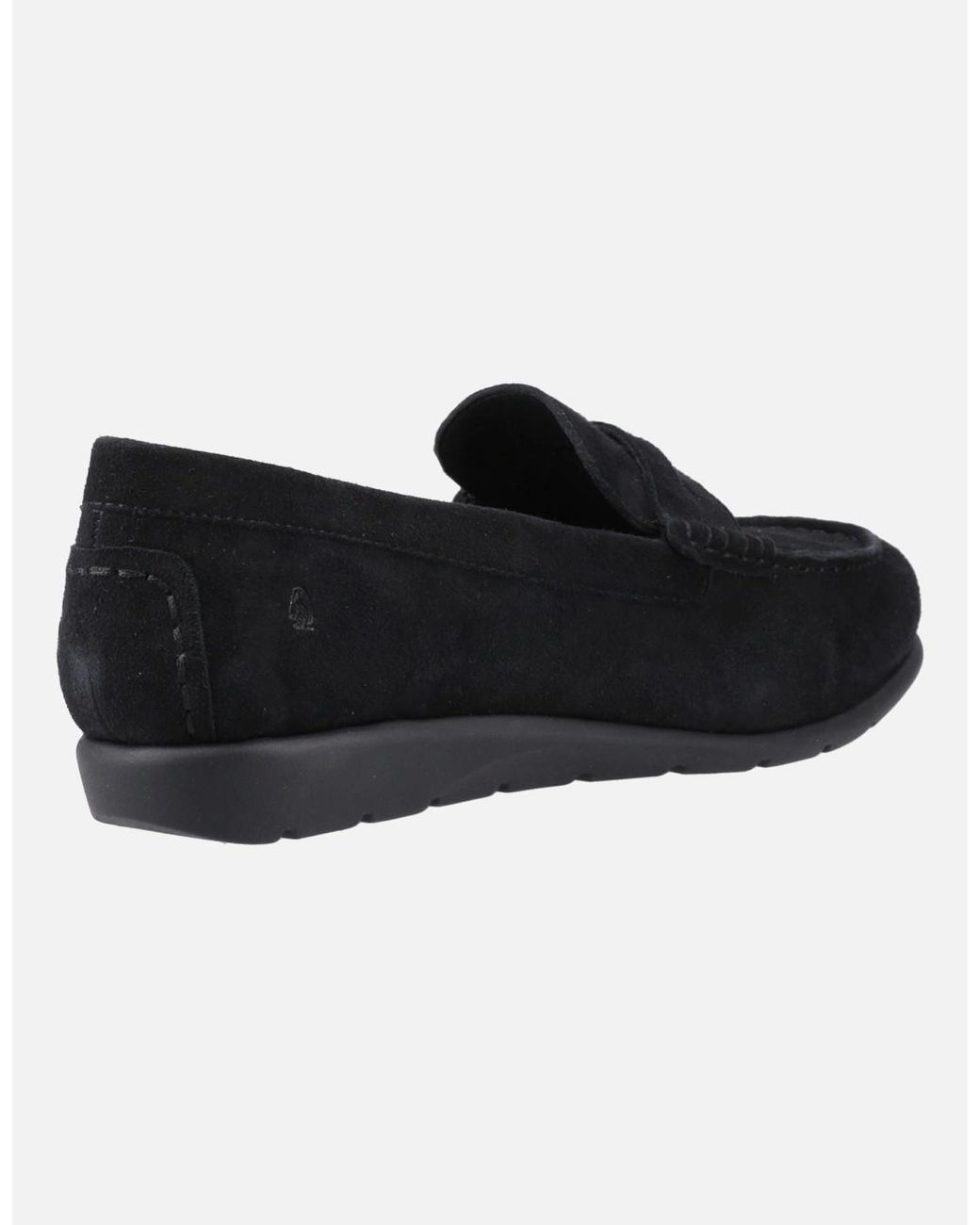 Hush Puppies Black Shelby Suede Loafers