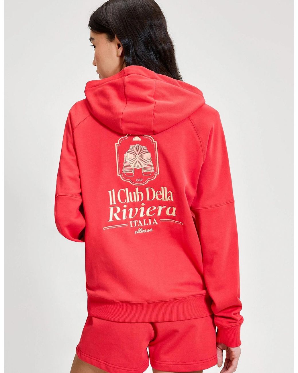 Ellesse Red Saldia Hoodie