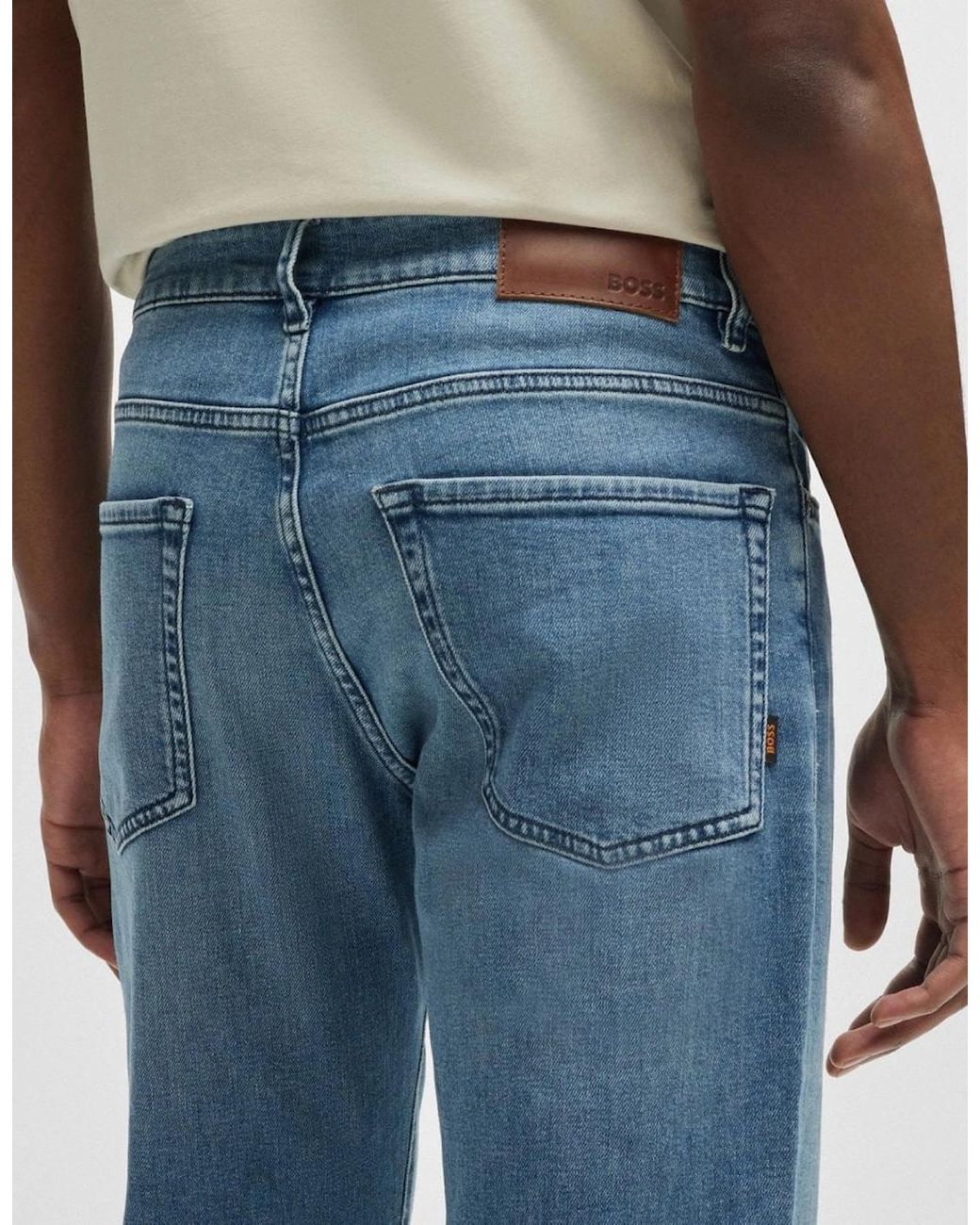Boss Blue Boss Re Maine Regular Fit Jeans for men