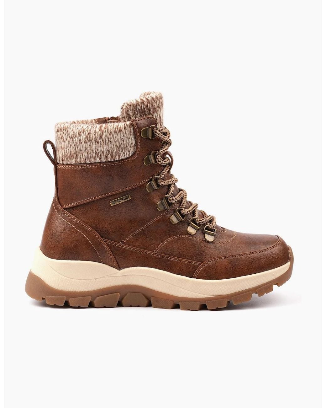 Lunar Brown Kallie Ankle Boots