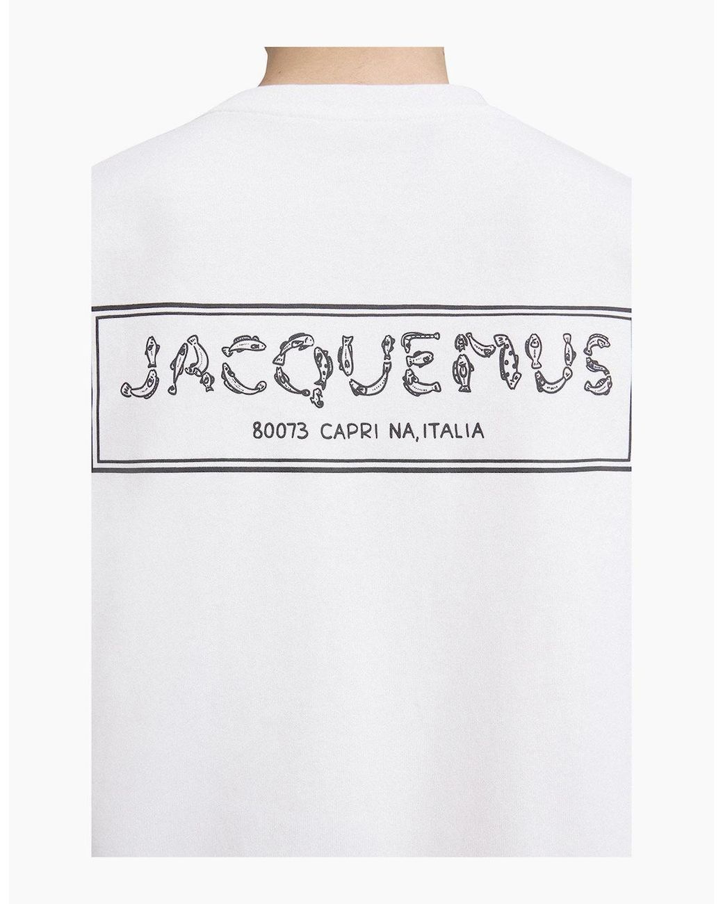 Jacquemus White Oversized The Merù T-Shirt for men