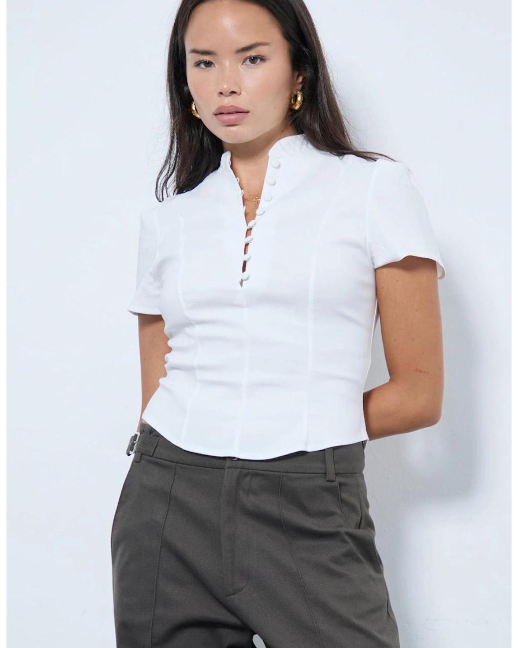 No Emotions UK White The Elsa Top