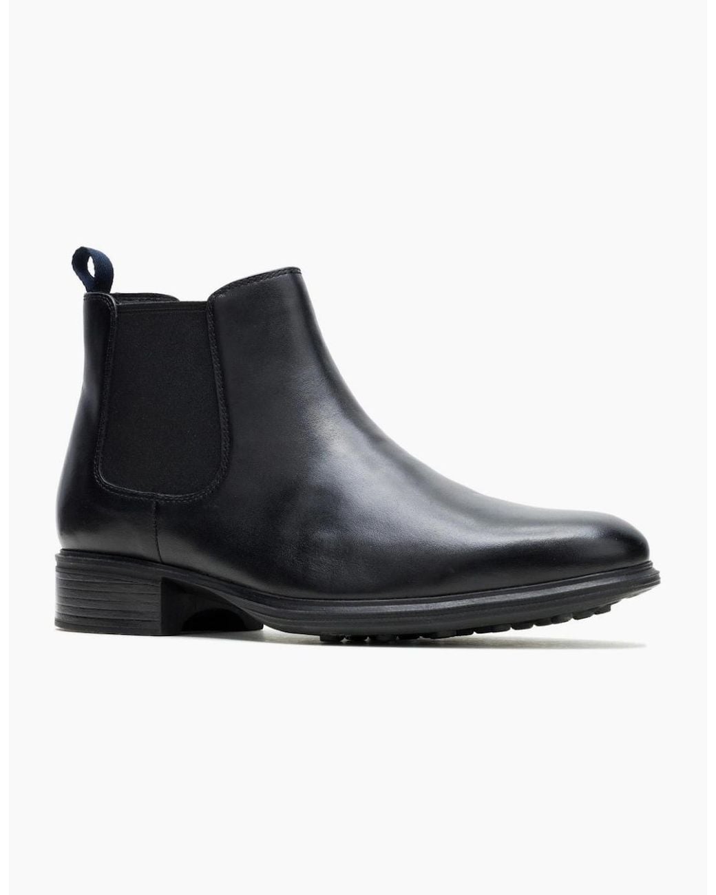 Hush Puppies Black Lewis Chelsea Boots for men