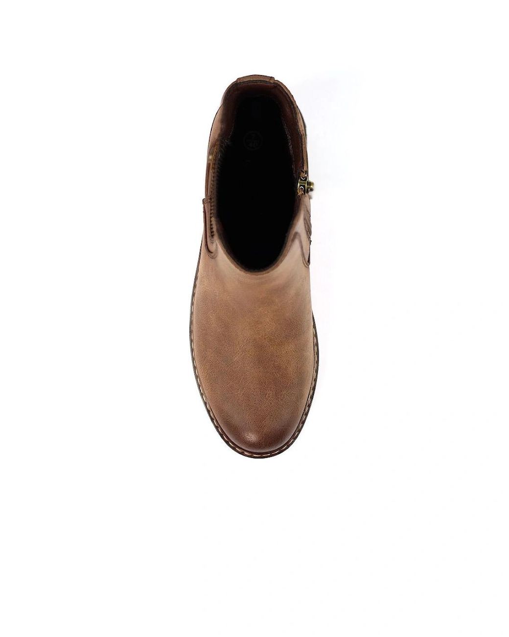Lunar Brown Connie Wedge Ankle Boots