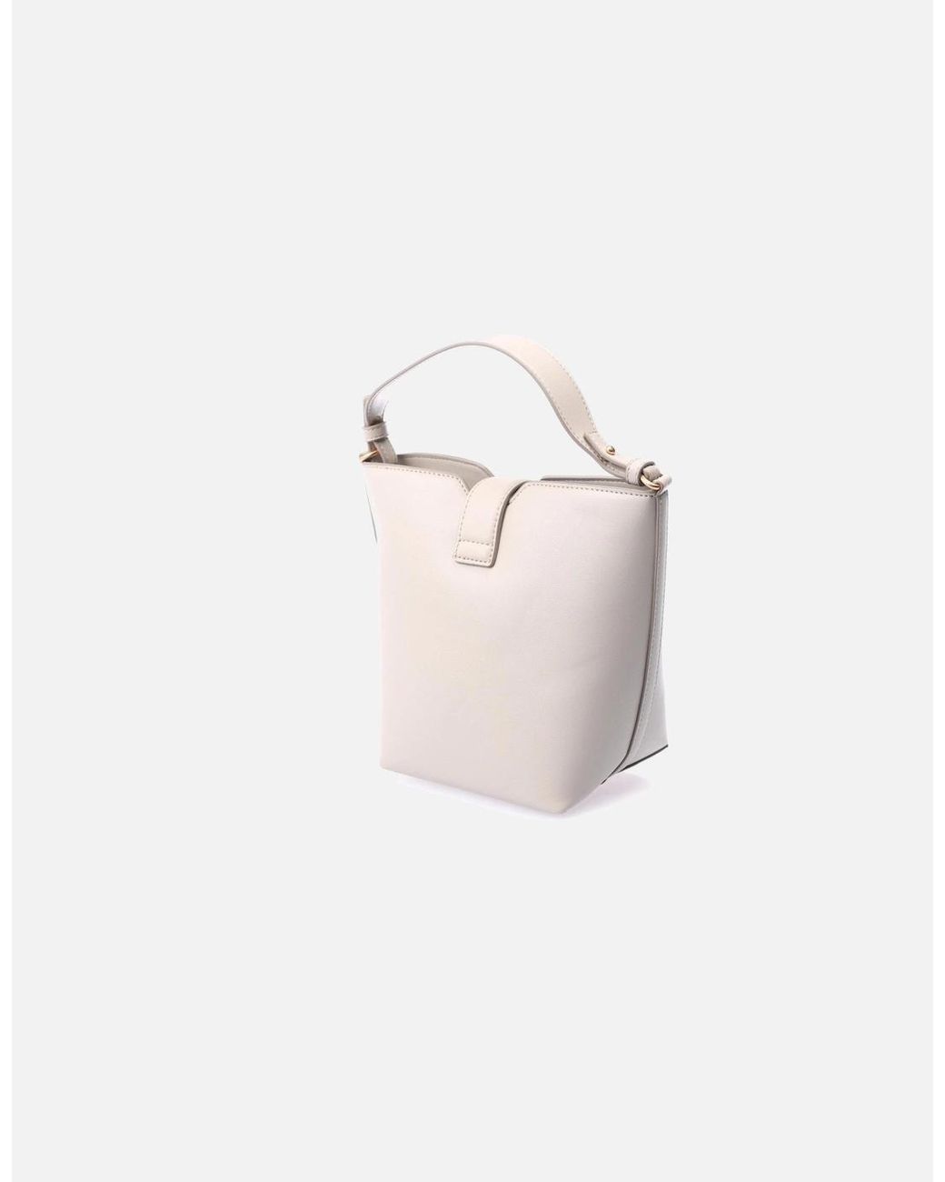 DKNY White Taira Bucket Bag