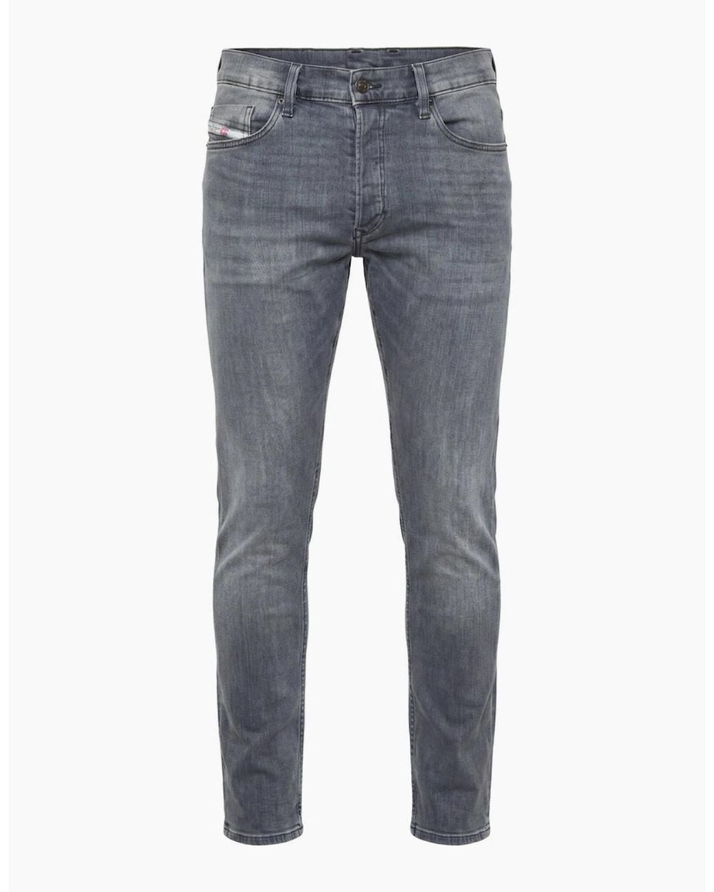 DIESEL Blue Tepphar-X Faded Dark Denim Jeans for men