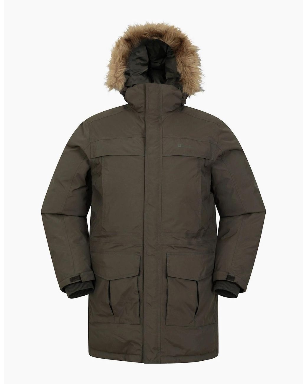Mountain Warehouse Gray Antarctic Extreme Waterproof Down Jacket for men