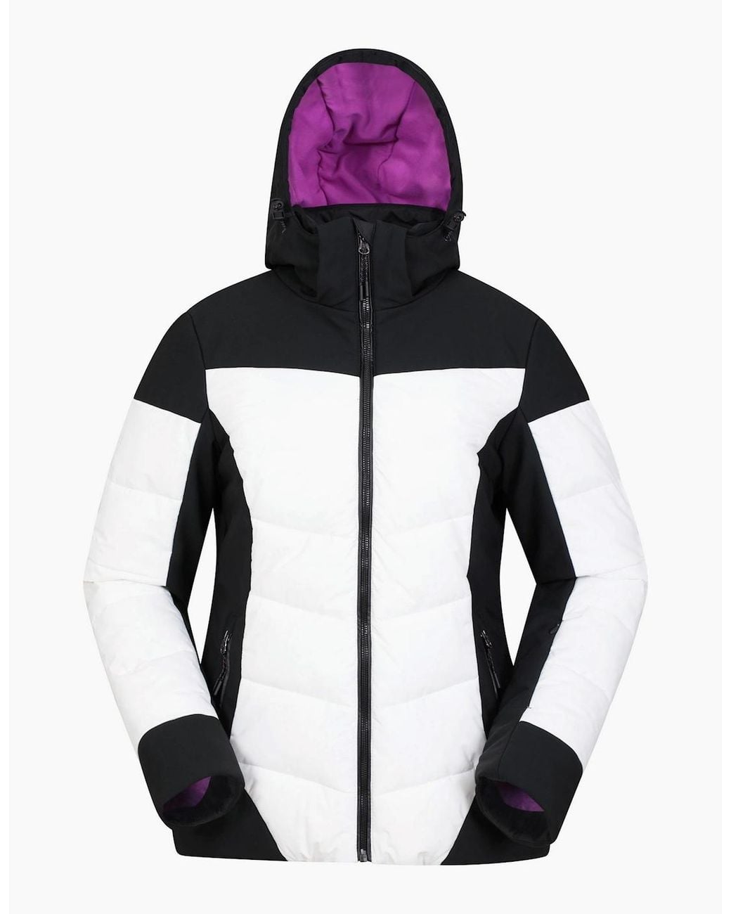 Mountain Warehouse Black Ladies Resort Recco Padded Ski Jacket
