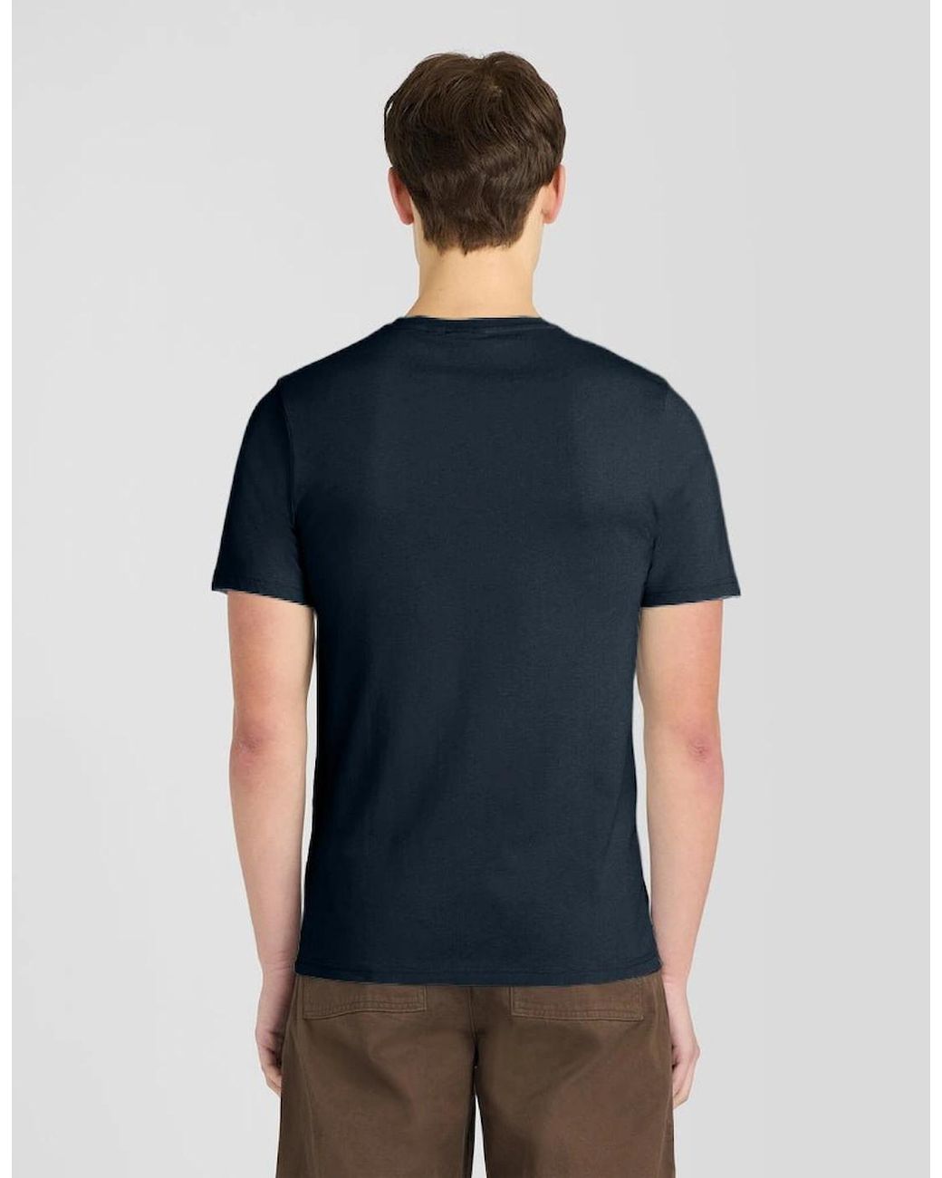 Lyle & Scott Blue Everyday Cotton Crew Neck T-Shirt for men