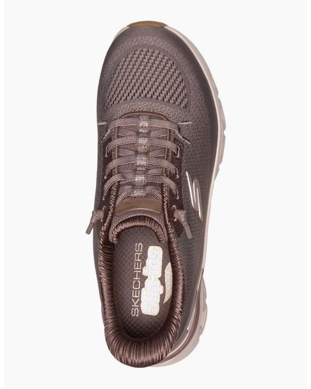 Skechers Brown Arch Fit Glide-Step Pro Golden Pace Trainers