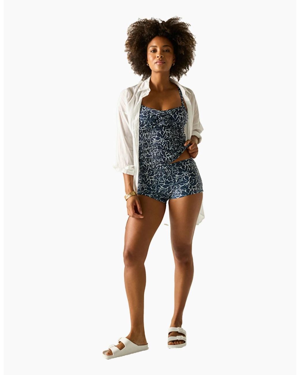 Regatta Blue Ladies Aceana Iii Tankini Top
