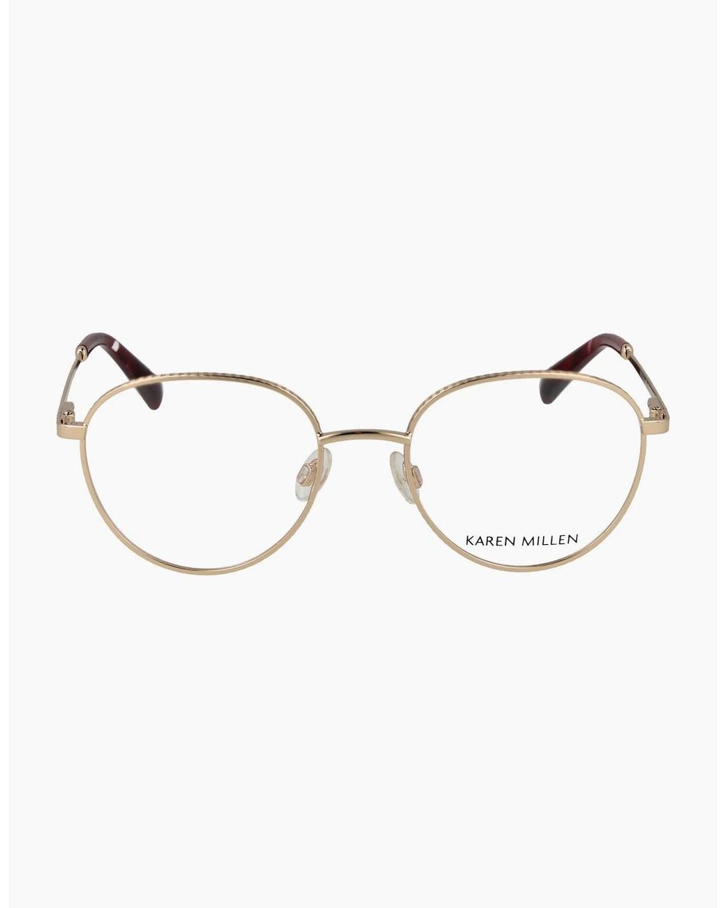Karen Millen Metallic Optical Frame Km3026 402 50