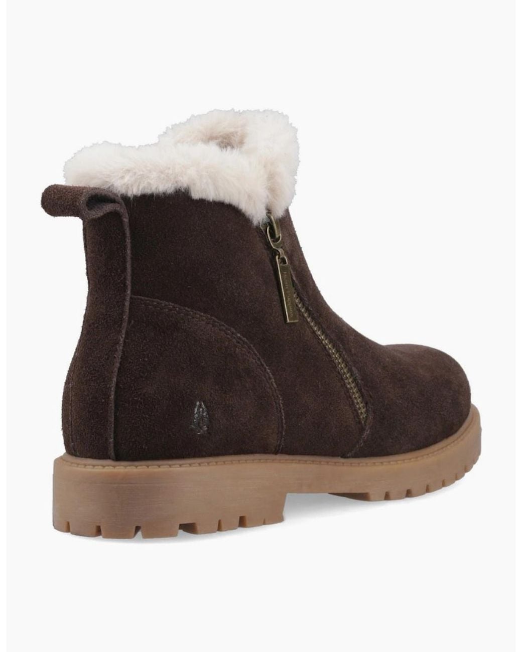 Hush Puppies Brown Hollis Ankle Boots