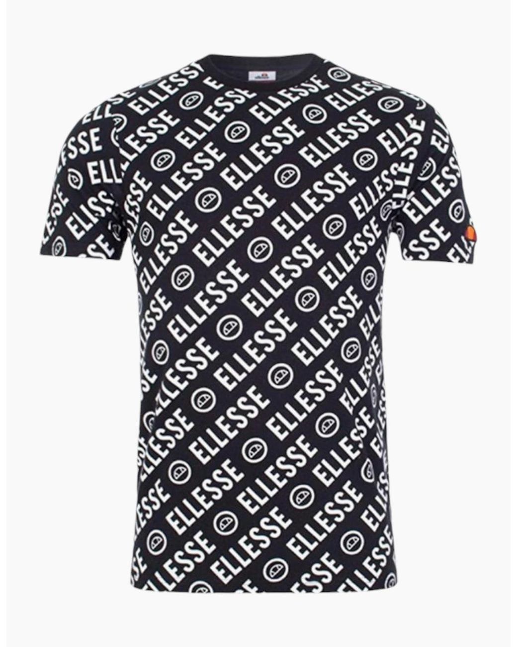 Ellesse Black Rodi T-Shirt Sha06435 T-Shirt Crew Neck Short Sleeve Casual Tee for men