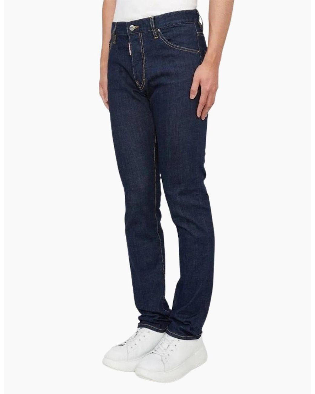 DSquared² Blue Dark Rinse Wash Cool Guy Jeans for men
