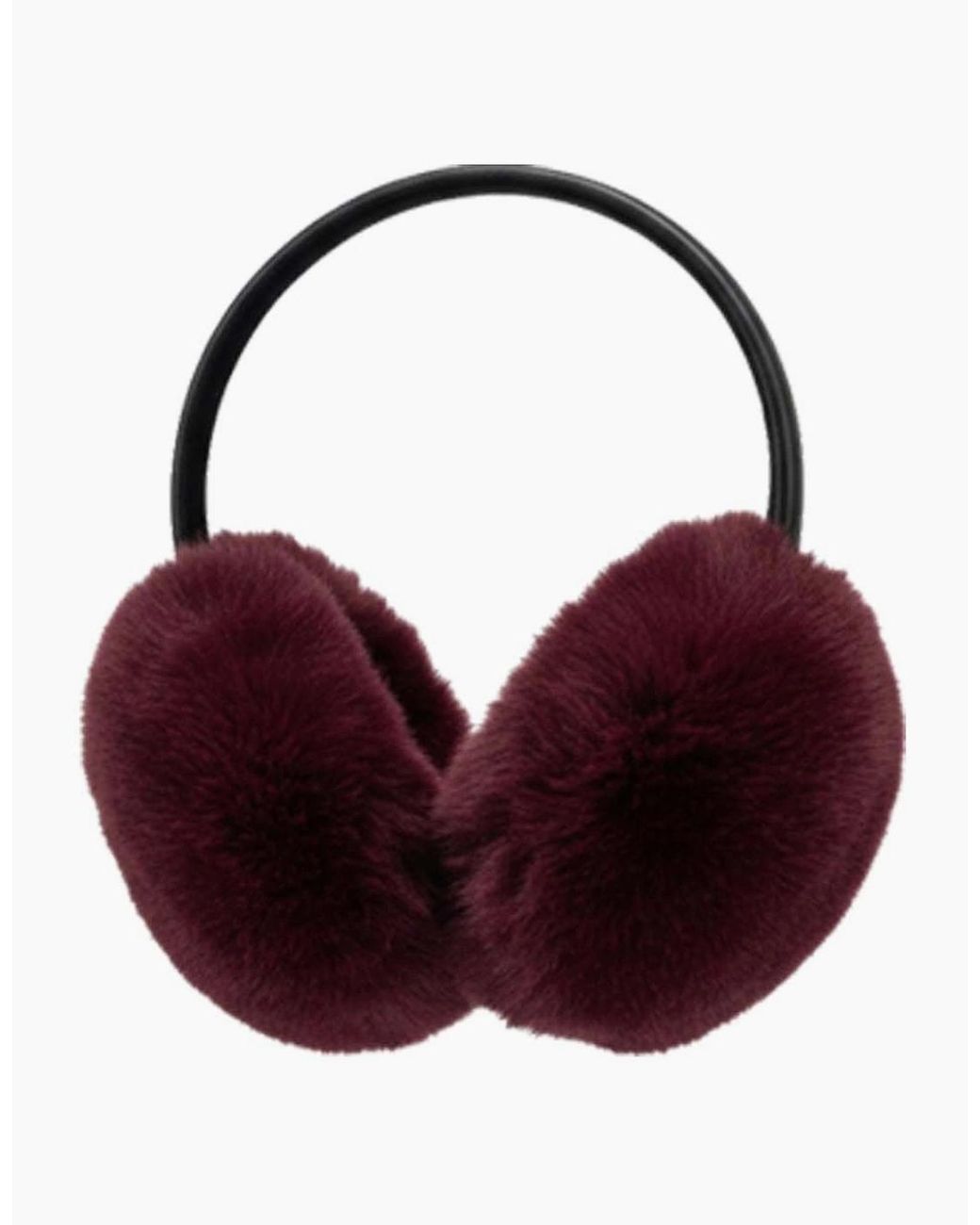 Nooki Design Red Nebula Faux Fur Earmuffs