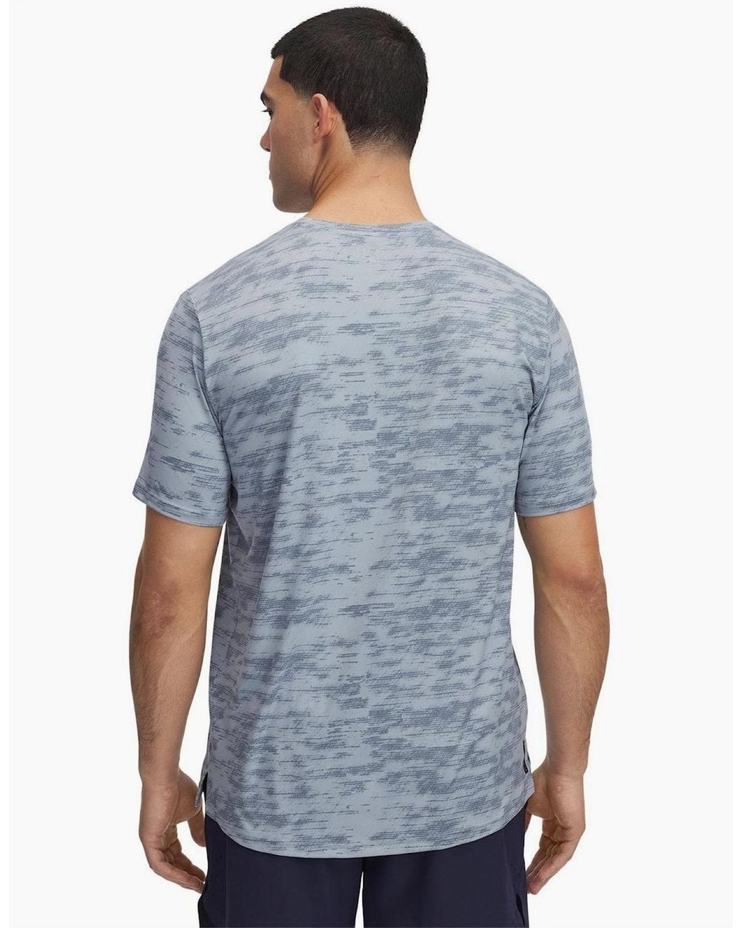 Under Armour Blue Vanish Ua Rush Energy Crew Neck Short Sleeve T-Shirt