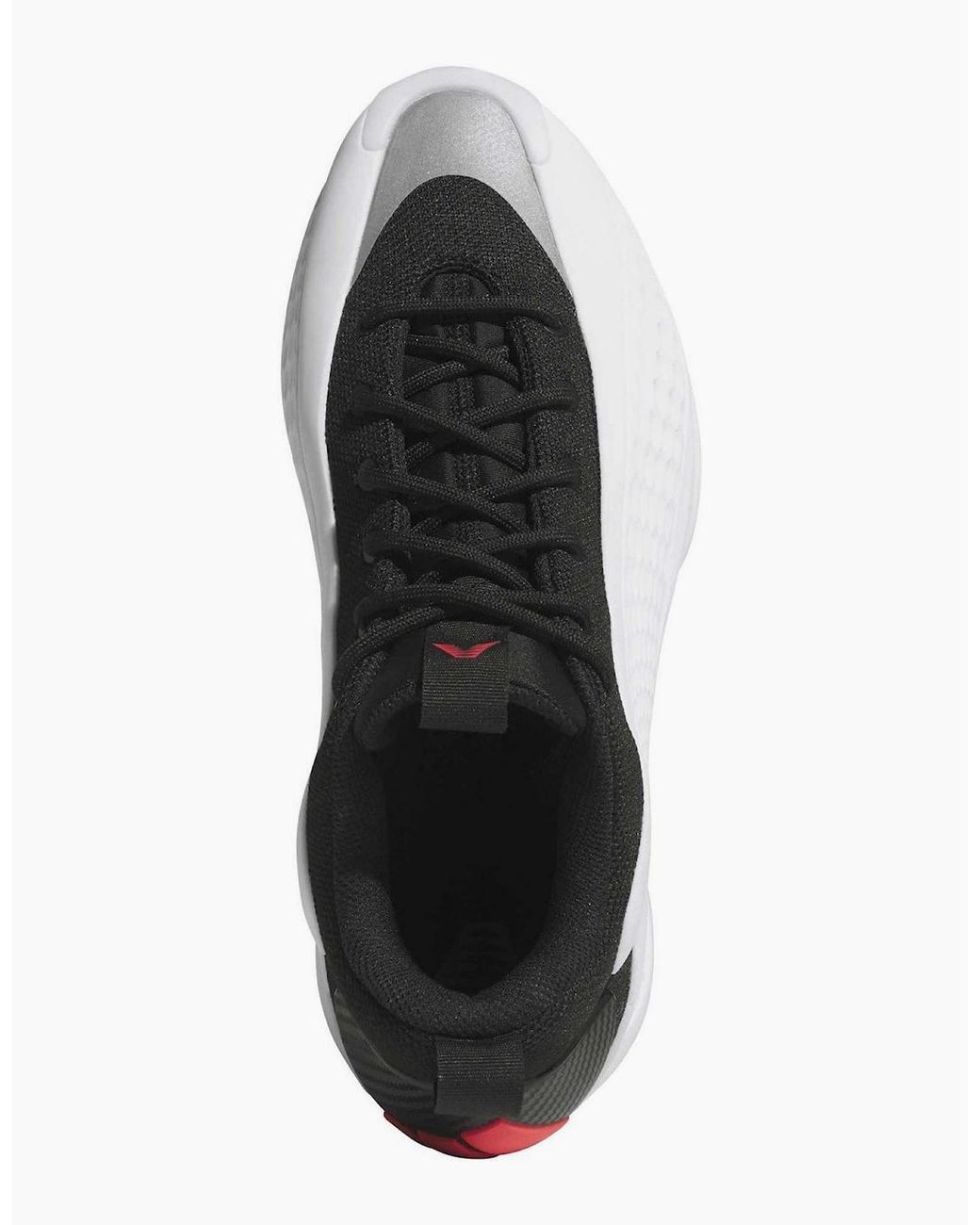 Adidas Black Anthony Edwards Textured Lace Up Road Sneakers for men