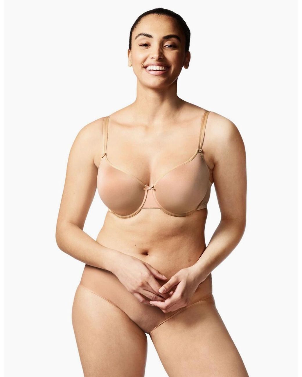 Chantelle Brown C12410 Basic Invisible T Shirt Bra