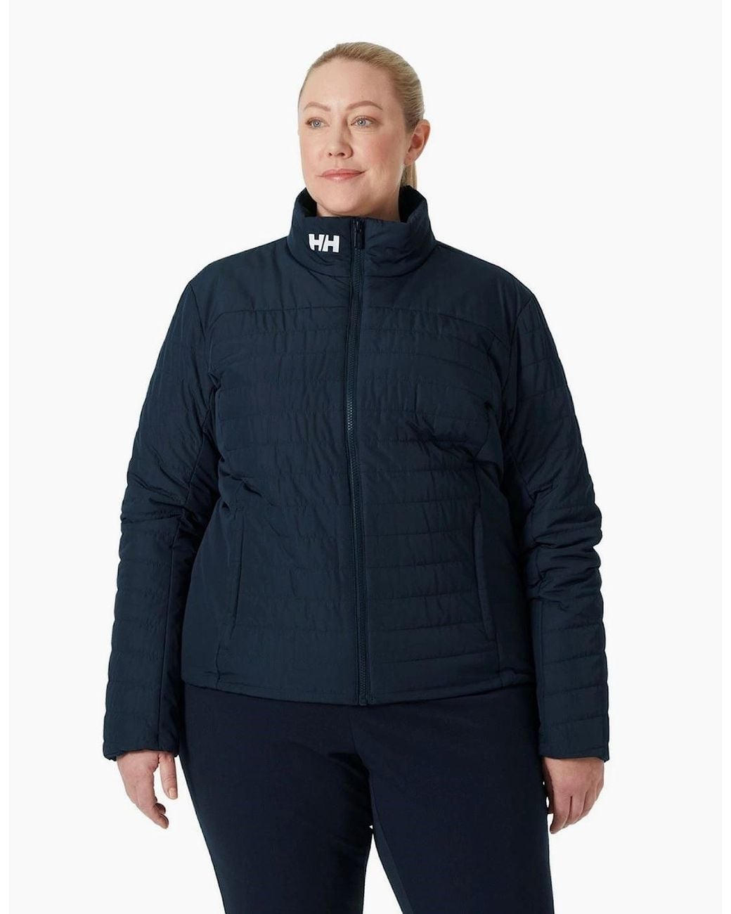 Helly Hansen Blue Sport Crew Insulated Jacket Sailing Jacket