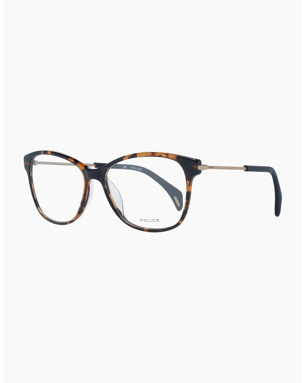 Police Brown Optical Frame Vpl729 0743 53