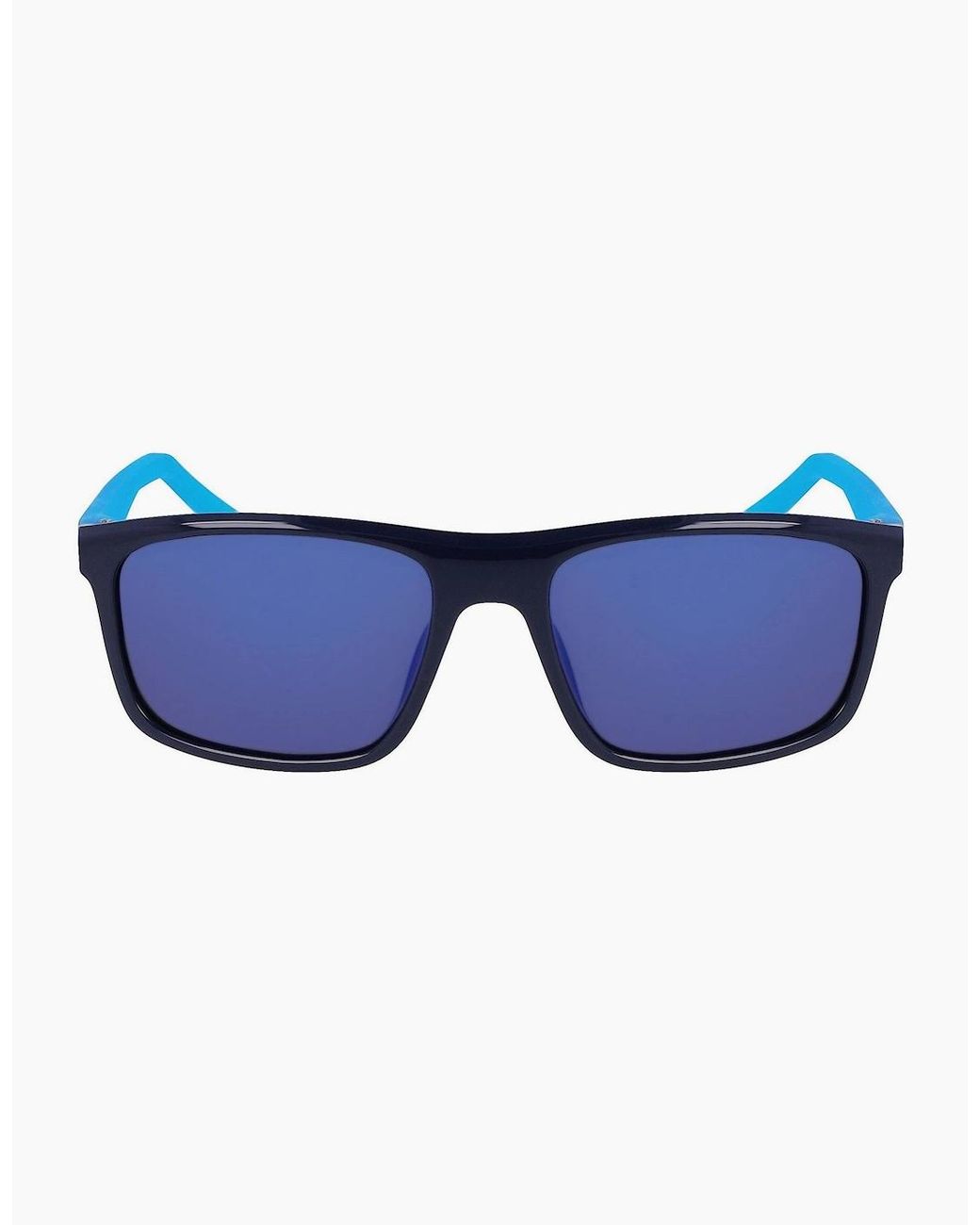 Nike Blue P Rectangle Sunglasses for men