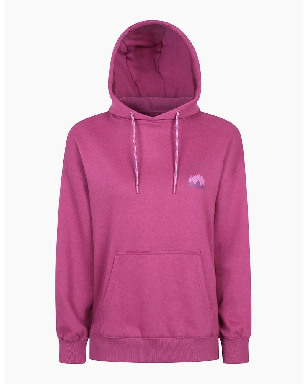 Mountain Warehouse Pink Ladies Mountain Scene Hoodie