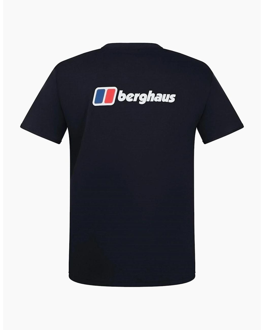 Berghaus Blue Front & Back Short Sleeve T-Shirt for men