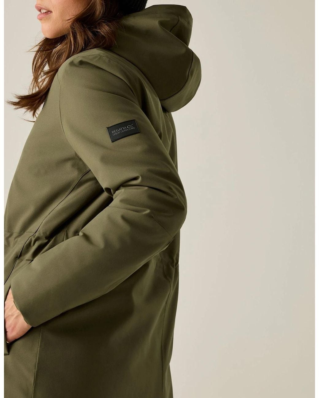 Regatta Green Ladies Waterproof Insulated Jacket