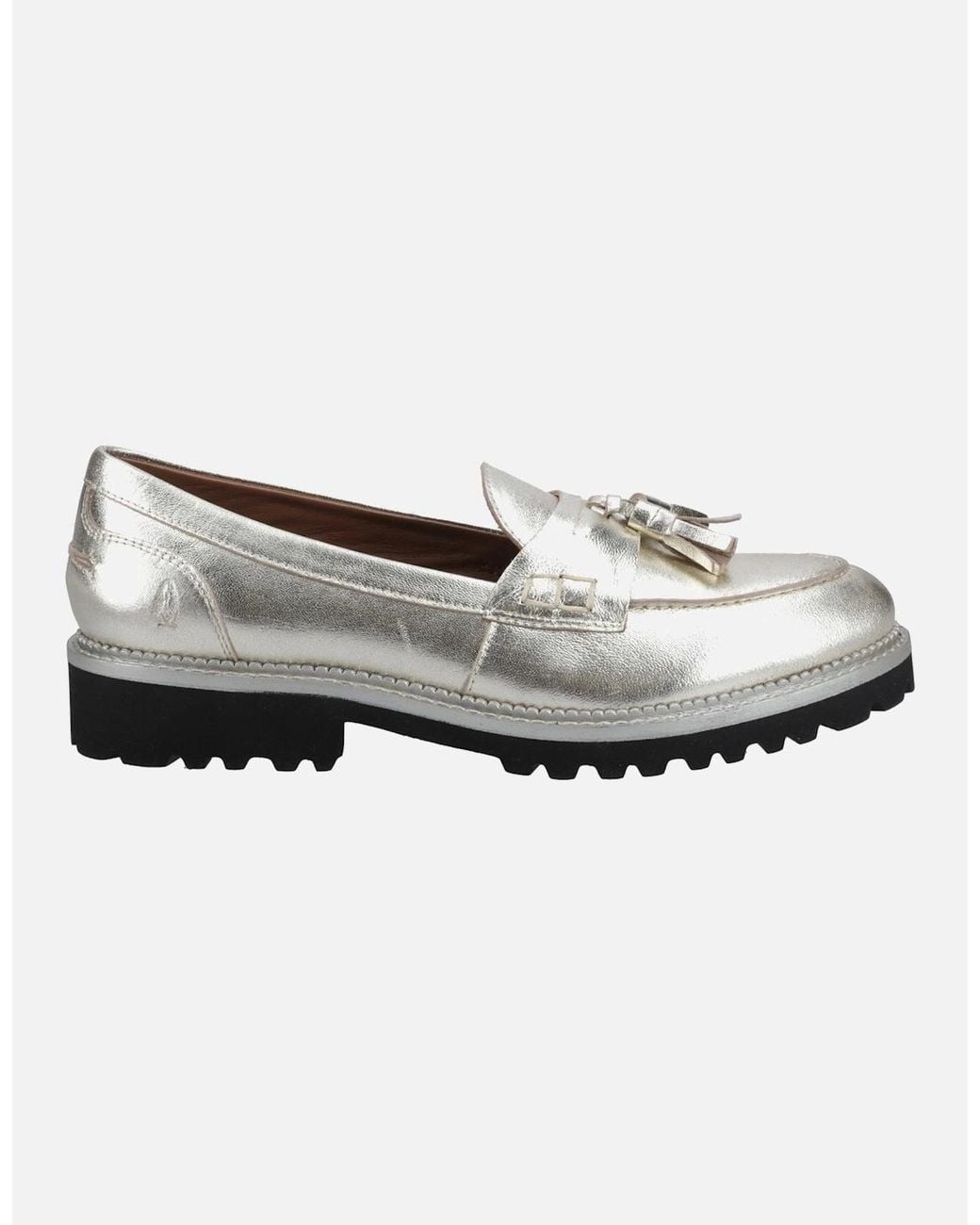 Hush Puppies White Ginny Loafer Slip On Shoes