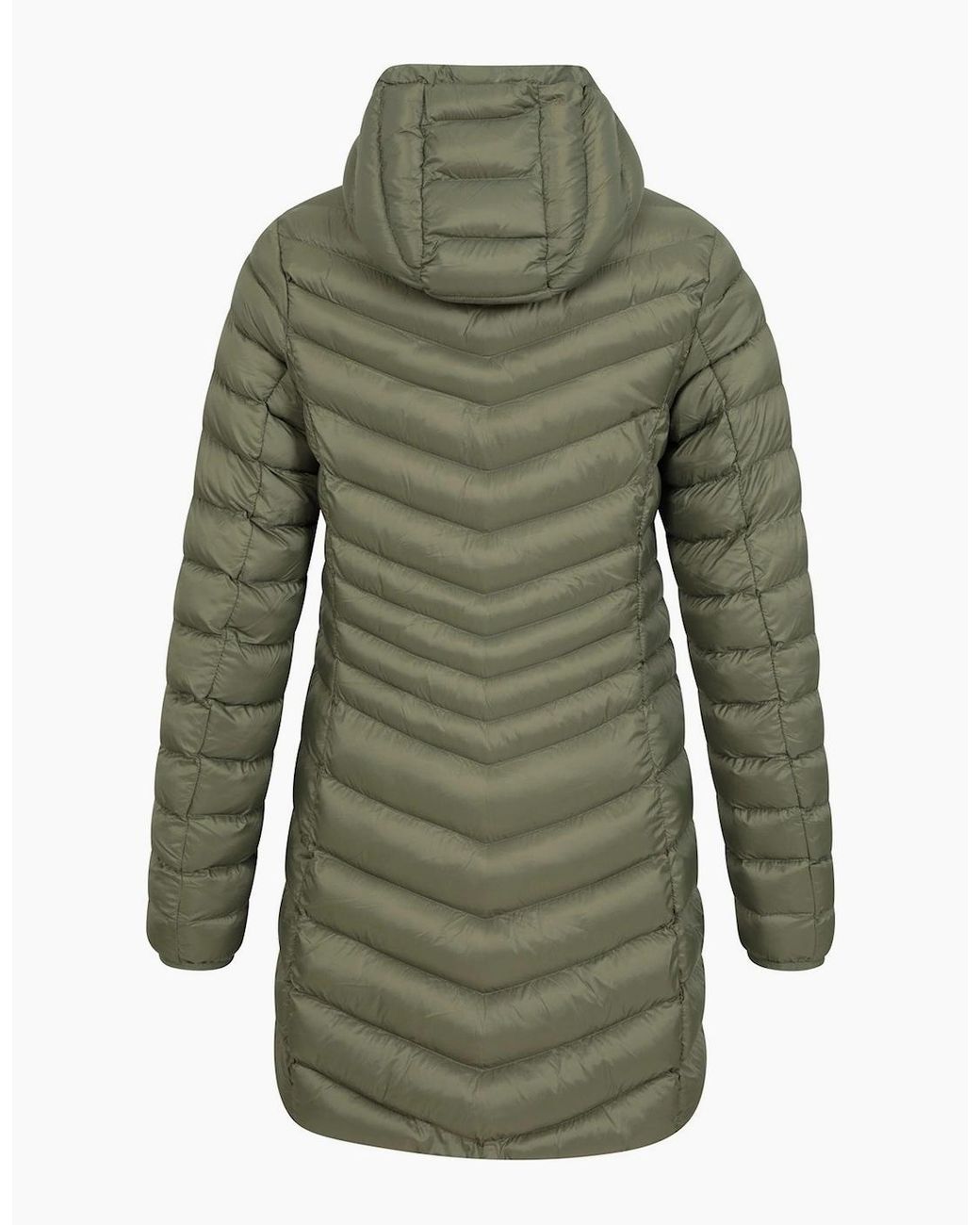 Mountain Warehouse Green Ladies Florence Long Padded Jacket