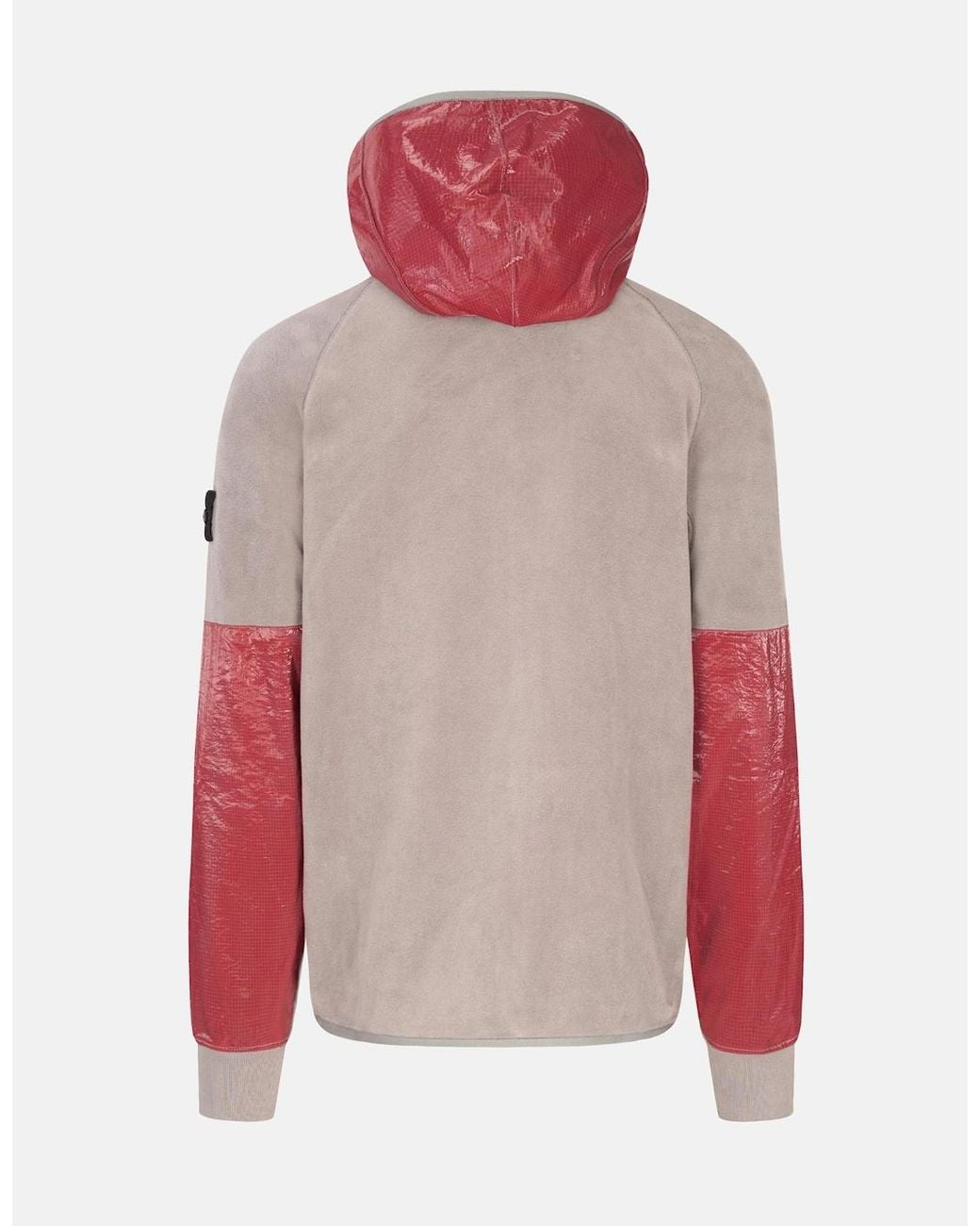 Stone Island Pink Hooded 6100032 Sweater for men