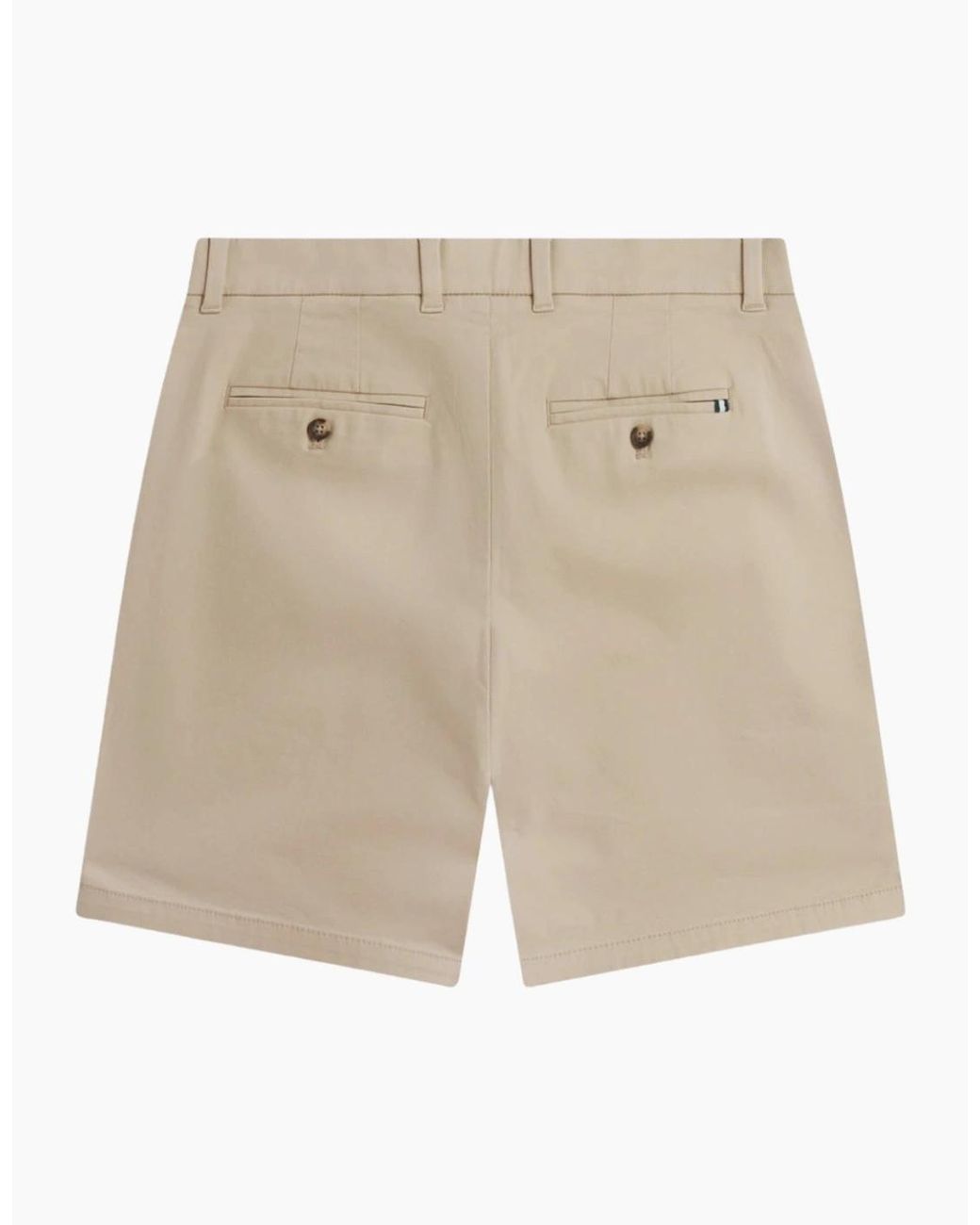 Ted Baker Natural Barnham Stone Core Chino Shorts for men