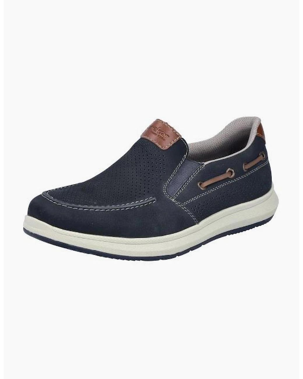 Rieker Blue Shoes 16968-14 for men