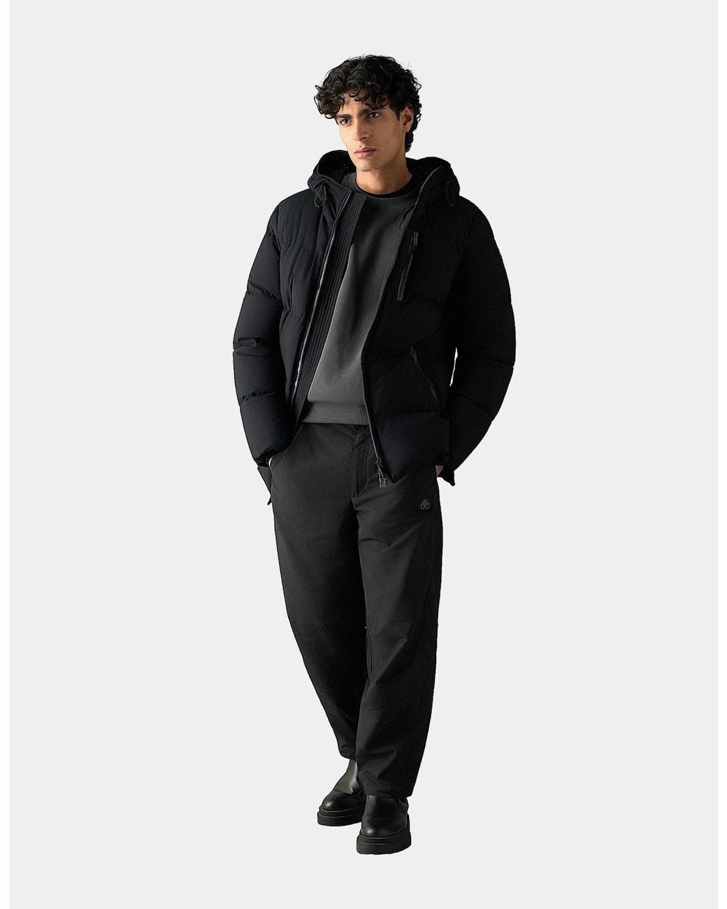 Moose Knuckles Black Soho 3Q Jacket for men