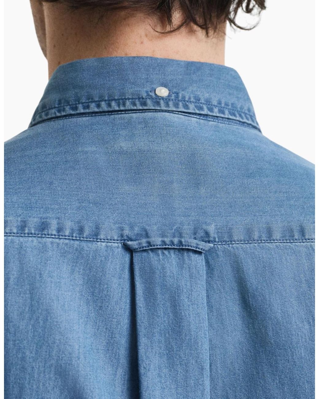 Gant Blue Shirts Regular Fit