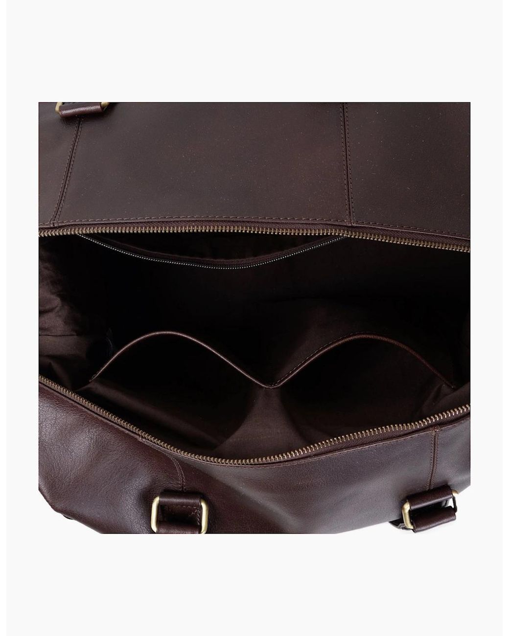Lakeland Leather Brown Keswick Holdall