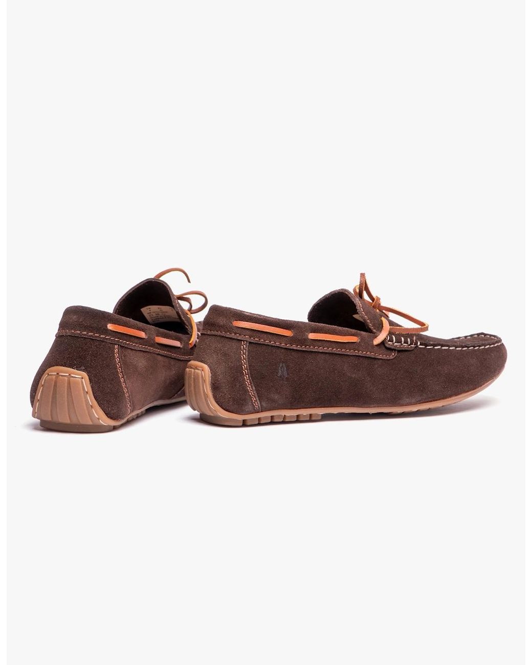 Hush Puppies Brown Reuben Boat Shoes for men