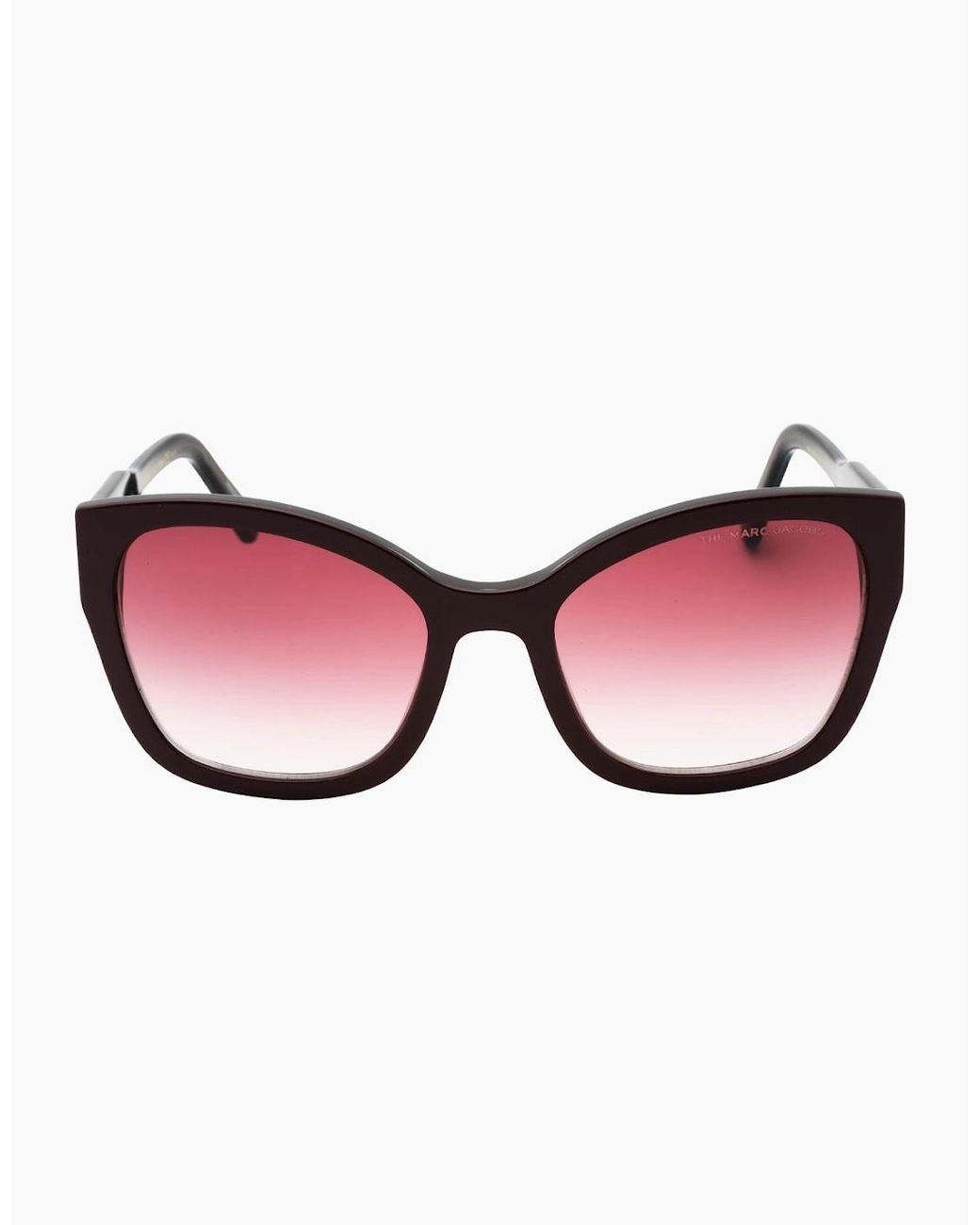 Marc Jacobs Pink Burgundy Frame Ds Lensed Sunglasses