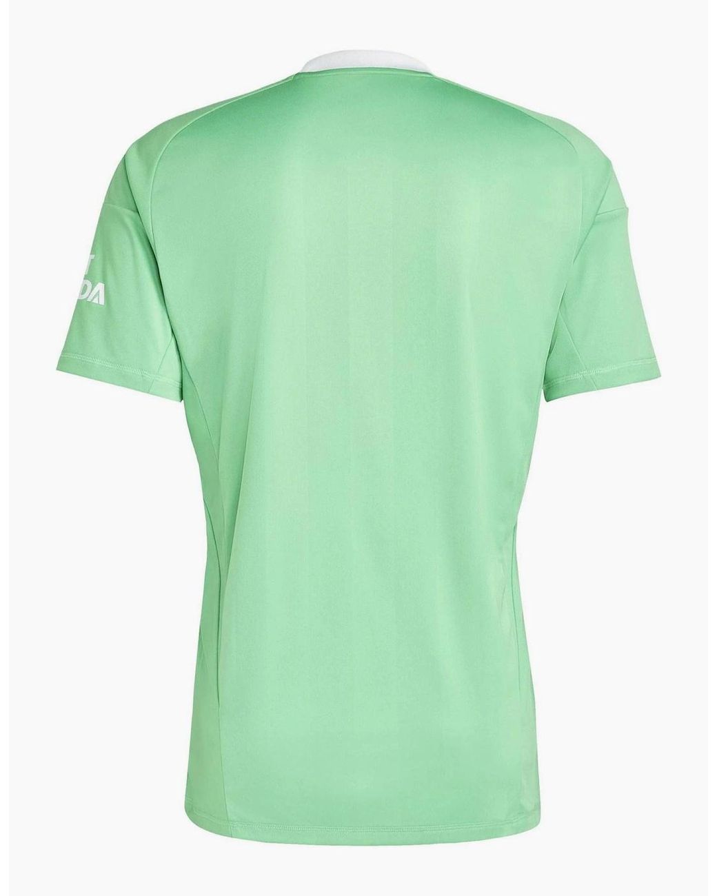 Adidas Green Afc 3 Goalkeeper Wordmark Crew Neck Jersey for men