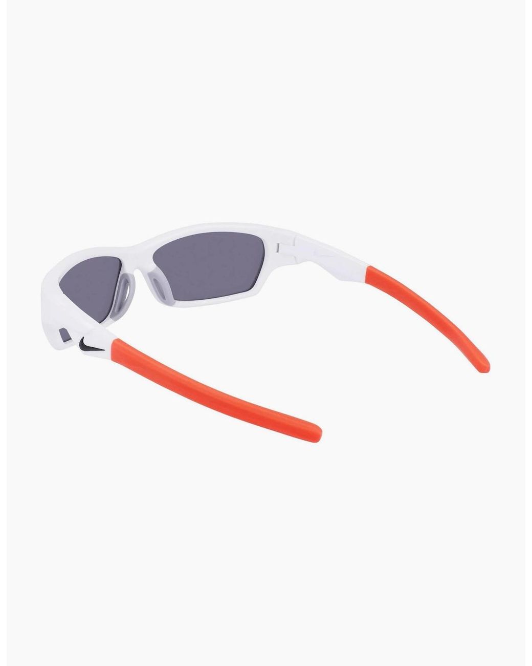 Nike White Wrap Sunglasses for men