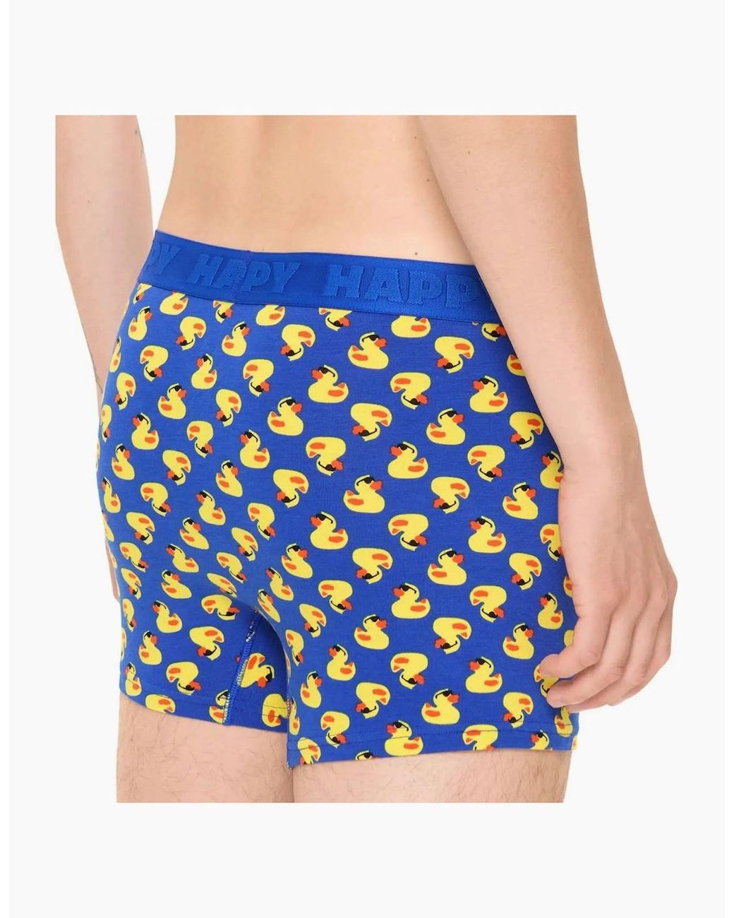 Happy Socks Blue Rubber Ducks Boxer Trunk for men